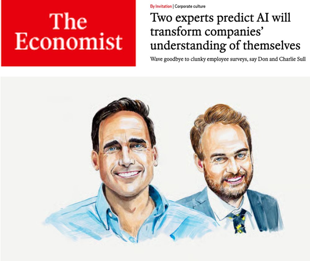 The Economist, By Invitation: Two experts predict AI will transform companies' understanding of themselves, by Don and Charlie Sull